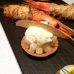 ゴルゴンゾーラムースのタルト、美味しかったです