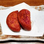 沖縄料理 金魚 - 紅芋のモチモチ揚げ