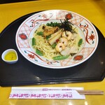 Youmenya Goemon - お箸で食べるスパゲッティーです。