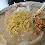 Menya Shiki - 麺のアップ