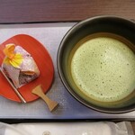 日光　千姫物語 - ウェルカムドリンクのお抹茶とお菓子♪