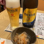 Taishuu Izakaya Wagamama - プレモルとお通し