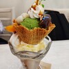 米粉カフェ choo-dot - 抹茶ぱふぇ