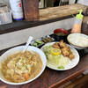 Hodumi Tonkatsu Ten - 辛みそラーメン¥550。からあげ定食¥800。