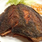 あほだら亭 - 揚げ立ちではなく、あったかいけど身の部分適当にふんわりしてる感じ。