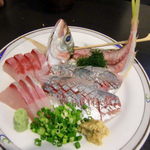 キッチン ニューほしの - 黒板メニュー　新鮮！刺身です♪