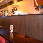 ダ チーチョ にし - 2013/08　綺麗な厨房が見渡せます