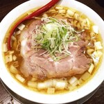 金町製麺 - 魚豚鶏油そば
