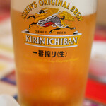 Nambei Peru Ryouri Misuki - 生ビール　一番搾り
