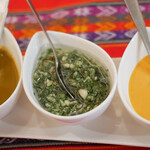 南米ペルー料理 Misky - ３種のタレ