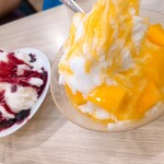 辛發亭 - ラズベリー系ソース、マンゴー！