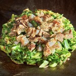 Okonomiyakiodempompoko - すじネギ焼き