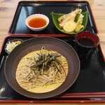 かすみ亭 - ざる蕎麦（並）＆天ぷら盛