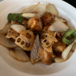 中国料理　洋明 - 日替わり定食　酢豚