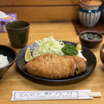 わたり - ロースかつ定食　1750円⭕
