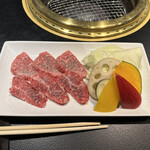Piko Piko Seiniku Ten U Tadu - 上カルビ&上ロースランチ　お肉＆野菜