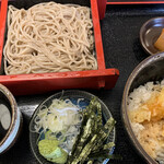 Rakuan - 天丼セット冷蕎麦