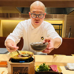 おにく 花柳 - ◎親切に片柳大将が作ってくれた。