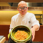 おにく 花柳 - ◎駿河湾の新物桜海老のご飯