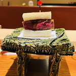 おにく 花柳 - ◆フィレ・ミニョンのカツサンド