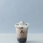 えにかいたもち - ドリンク写真:ほうじ茶ラテ※5種のわらびから選べます！