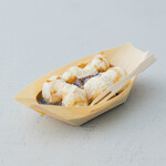 えにかいたもち - 黒蜜きなこ舟団子