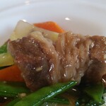 CHINESE DINING 瑞 - この肉の旨いことと言ったら…思わず写真撮っちゃいました(*´艸｀*)