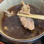 そば処 大和 - かしわのアップ