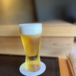 鮨 三心 - 生ビール