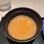 204838569 - お味噌汁(豆腐、三つ葉、魚のあら)
