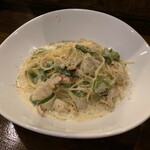 MILLE FIORI - ホタテと万願寺のレモンクリームソース　スパゲッティ（大盛）