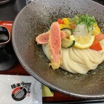 極楽うどん TKU - 夏野菜のおろしぶっかけうどん