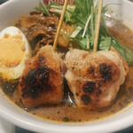 スープカリー スアゲ プラス - パリパリ知床鶏のカレー