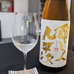 日本料理 TOBIUME - 珍しい一升瓶サイズ