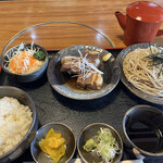 Kirinoshita - 角煮定食+ミニ蕎麦セット1280円