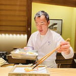 日本橋 蕎ノ字 - ◎車海老の天ぷらからスタート！