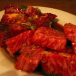 炭火焼肉 ぐら - カルビとハラミ