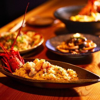 Long-time popular menu “Ise lobster risotto”