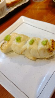 真面目焼鳥 助平 - ササミ（税別 180円）レアギミで旨い