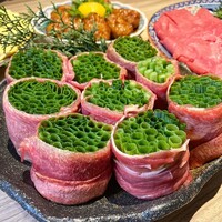 黄金出汁しゃぶと江戸前寿司 肉のあさつ 梅田お初天神店 - 