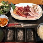 Gensen Wagyuu Yakiniku Tabehoudai Shingyuukan - 「スタミナ定食」
