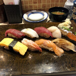 超速鮮魚寿司 羽田市場 - 特上にぎりランチ