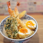 天ぷら 乃々花 - のっけ天丼。