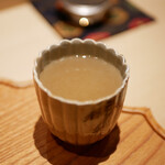 炎水 - 蕎麦湯でトロっとした旨味へと変貌し、かえしがこれほどまで変化すると驚かせるほどにめちゃくちゃ美味い！