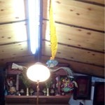 田中家 - 天井から蝿取り紙