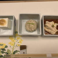 梅の花 銀座並木通店 - 小鉢三種