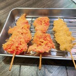 串かつ源 - 紅生姜・あさり