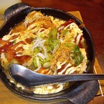 Yamamoto Shokudou - 豆腐と豚バラのチーズたっぷり鉄板焼