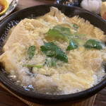 魚里　本家 - 鱧と筍の卵とじ