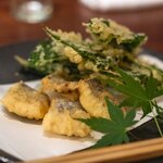 ZARUBAKU - 2023.5 長谷川さんの採ったアシタバと太刀魚の天ぷら